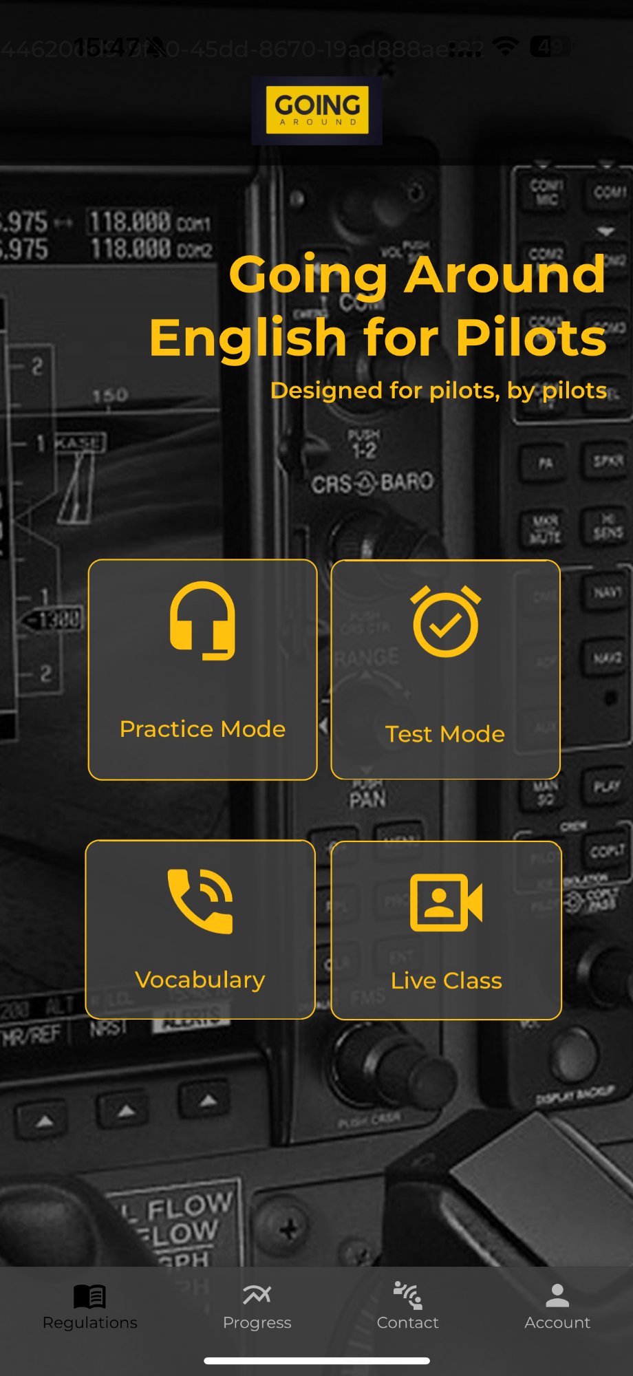 Going Around App Interface